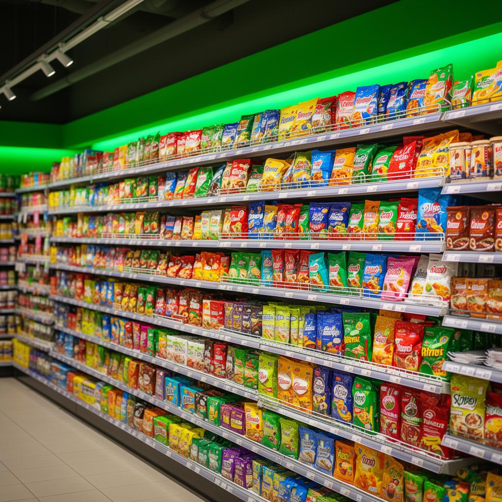 Snacks endcap